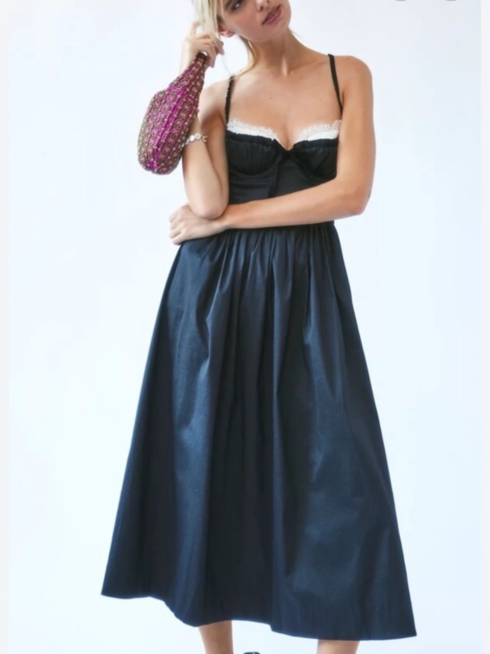 For Love & Lemons Doris Midi Dress